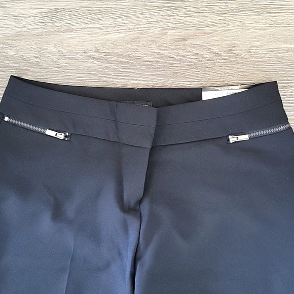 Black Dress Pants with Zipper Details - Picture 2 of 7